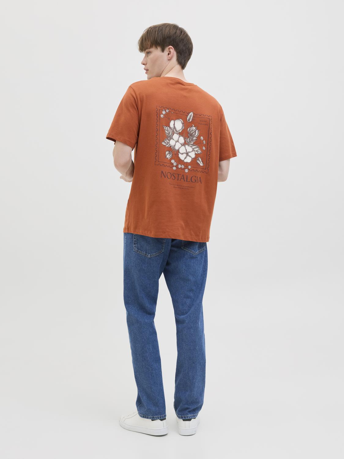 T-shirt JREBMALTE Jack&Jones Bombay Brown 5