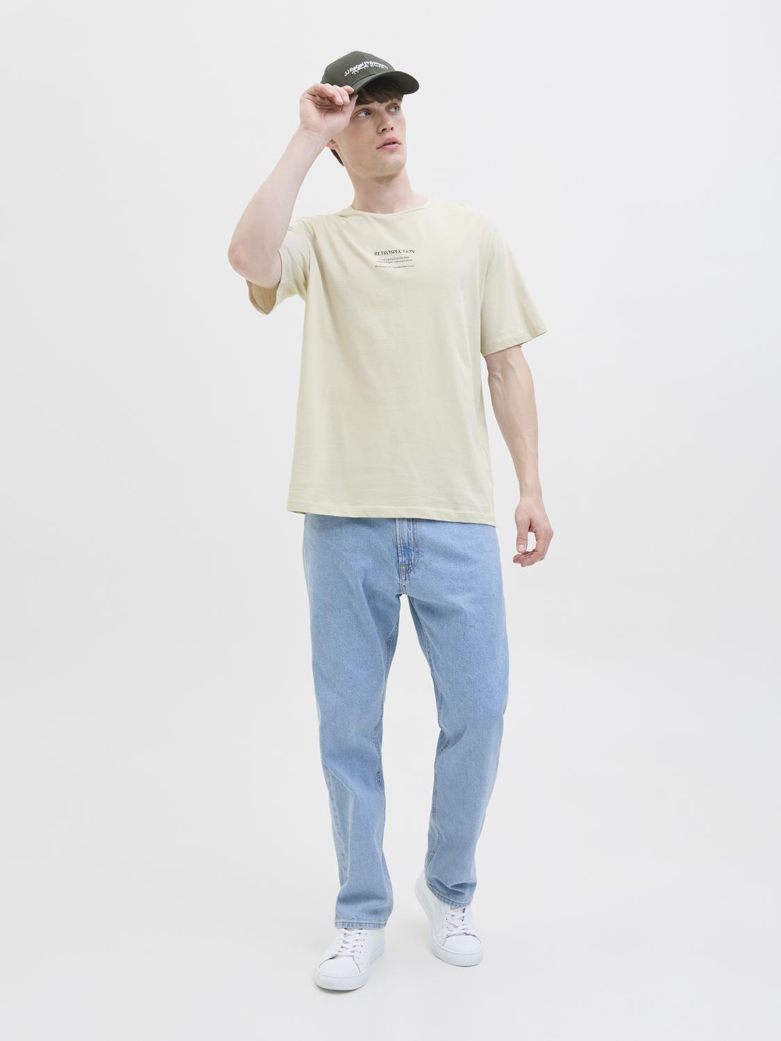 T-shirt JREBMALTE Jack&Jones Moonbeam 4