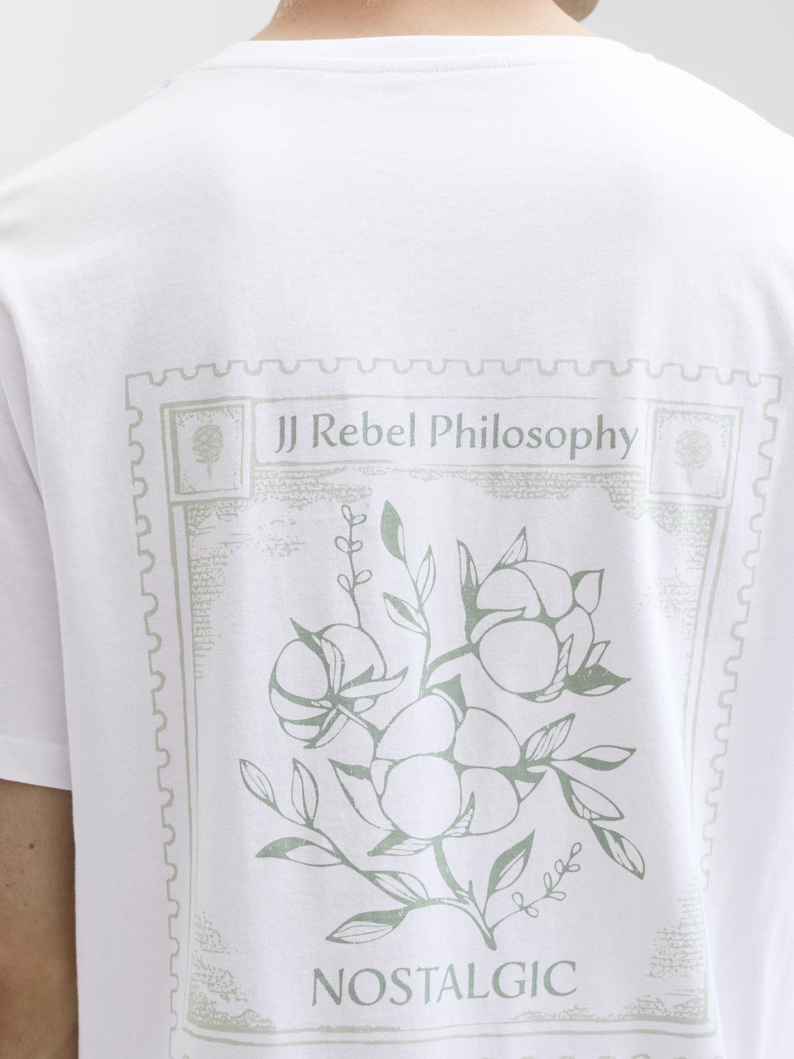 T-shirt JREBMALTE Jack&Jones White 1