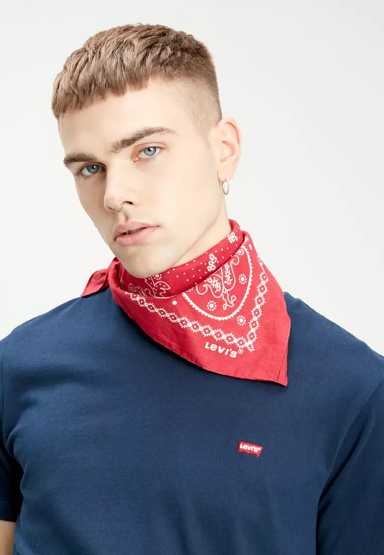 Lenço PAISLEY BANDANA Levi's True Red 3