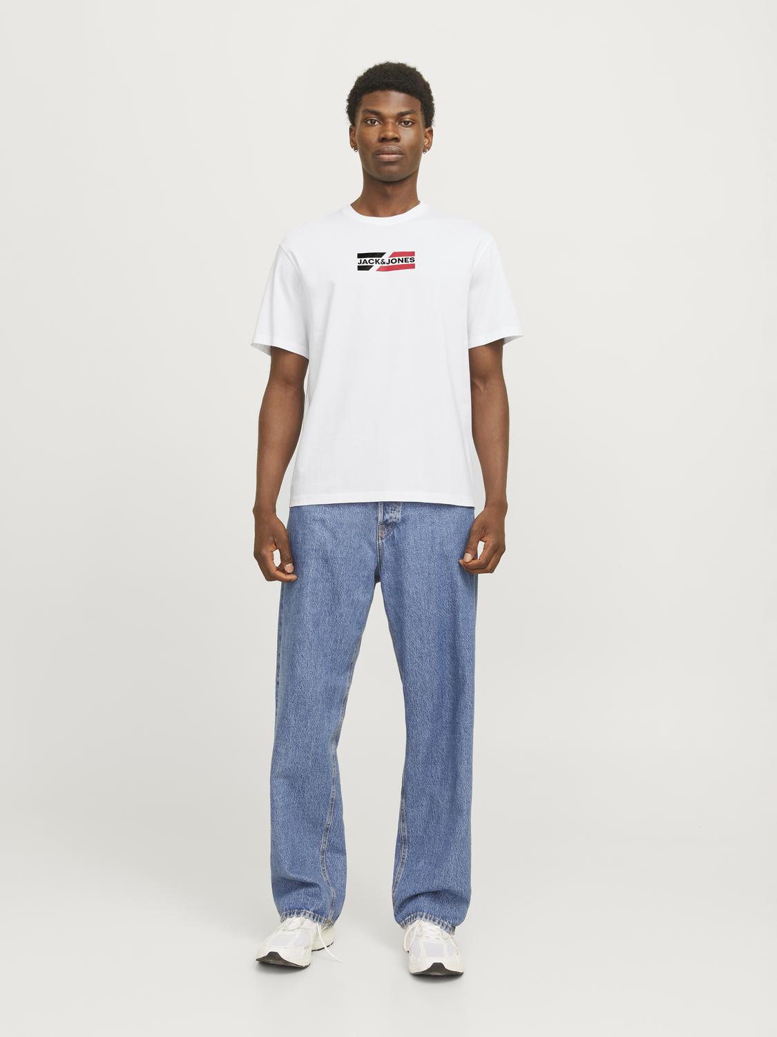 T-shirt JJECORP Jack&Jones White 4