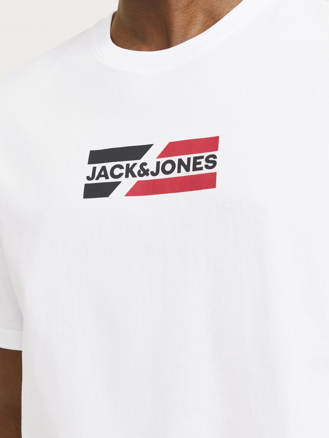 T-shirt JJECORP Jack&Jones White 2