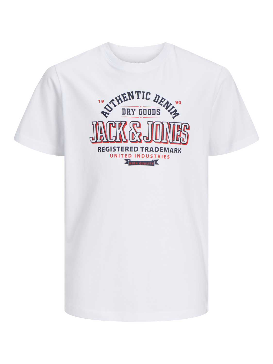 T-shirt JJELOGO Jack&Jones Júnior White 6