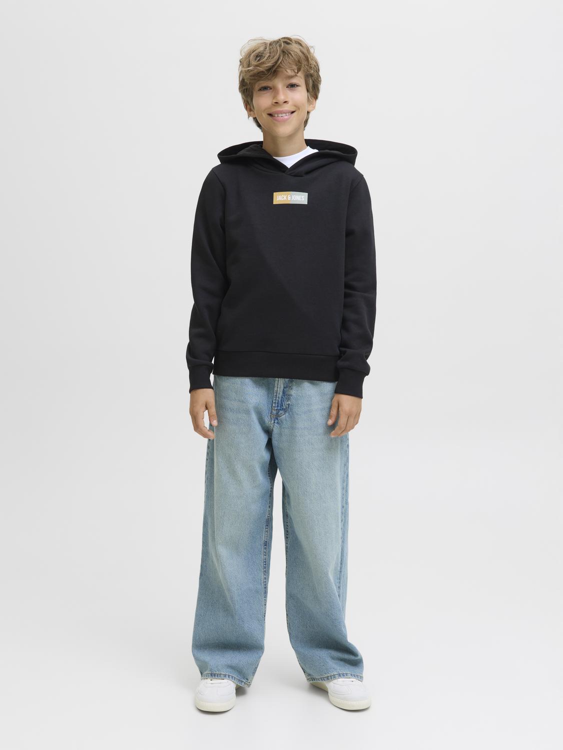 Sweatshirt JJPAN Jack&Jones Júnior Black 4