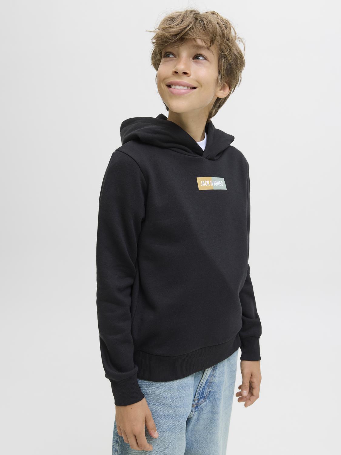 Sweatshirt JJPAN Jack&Jones Júnior Black 1