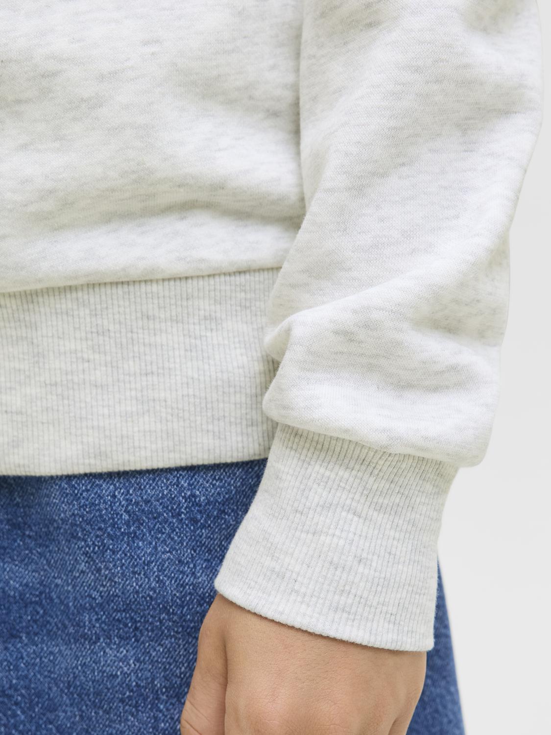 Sweatshirt JJPAN Jack&Jones Júnior White Melange 2