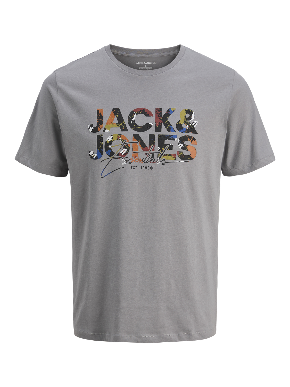 T-shirt JJGEPLAS Jack&Jones Júnior Ultimate Grey 6