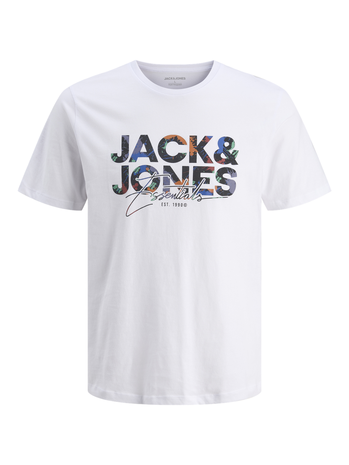 T-shirt JJGEPLAS Jack&Jones Júnior White 6
