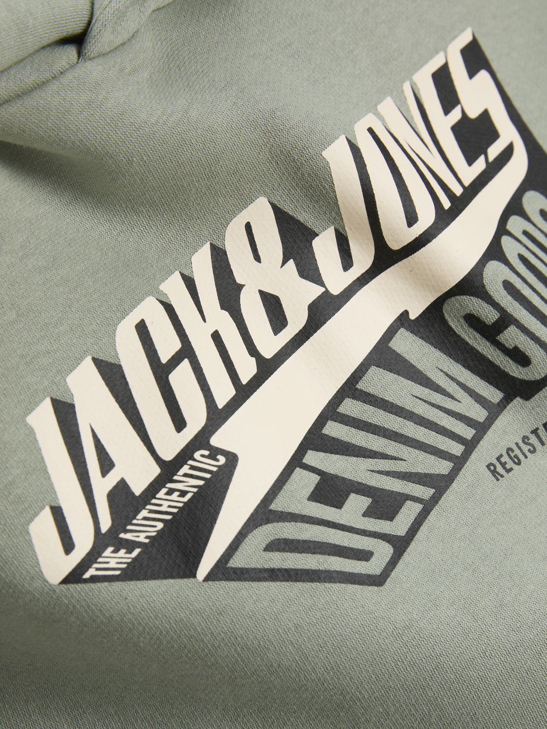 Sweatshirt JJELOGO Jack&Jones Júnior Iceberg Green 2