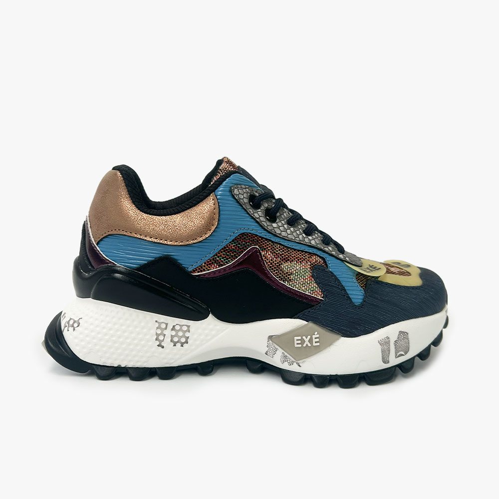 Sapatilha Exé D190608-13 Black Blue 2