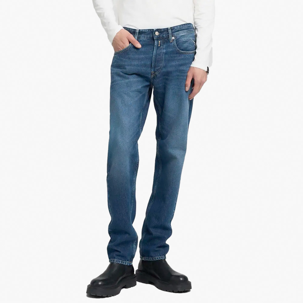 Jeans GROVER STRAIGHT Replay Dark Blue 0