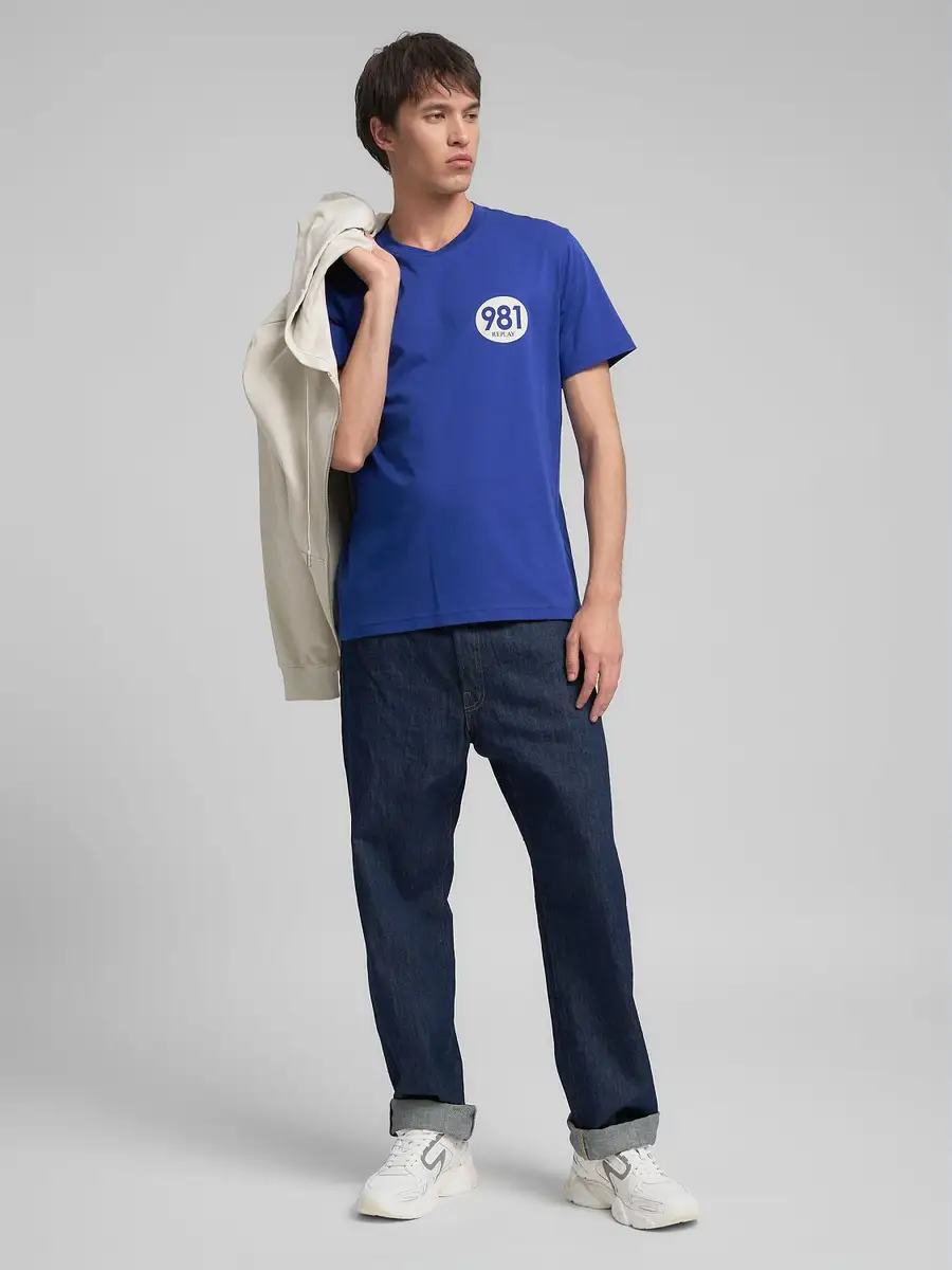 T-shirt M3201 Replay Electric Blue 6