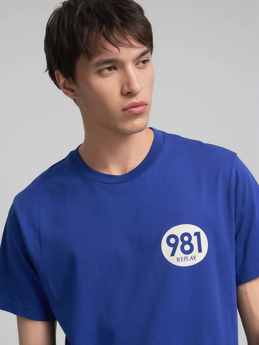 T-shirt M3201 Replay Electric Blue 1