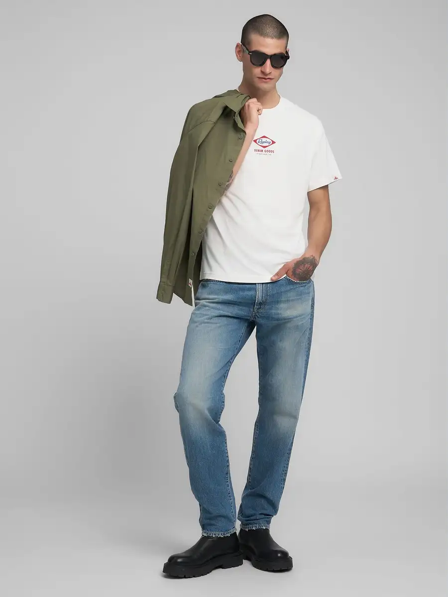 T-shirt M3212 Replay Natural White 6