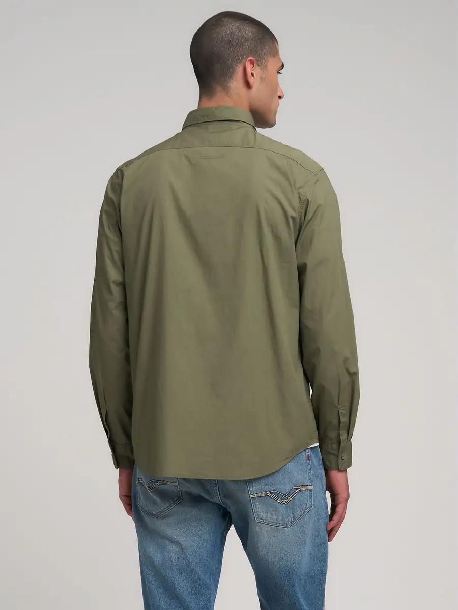 Camisa M4144 Replay Military Green 6