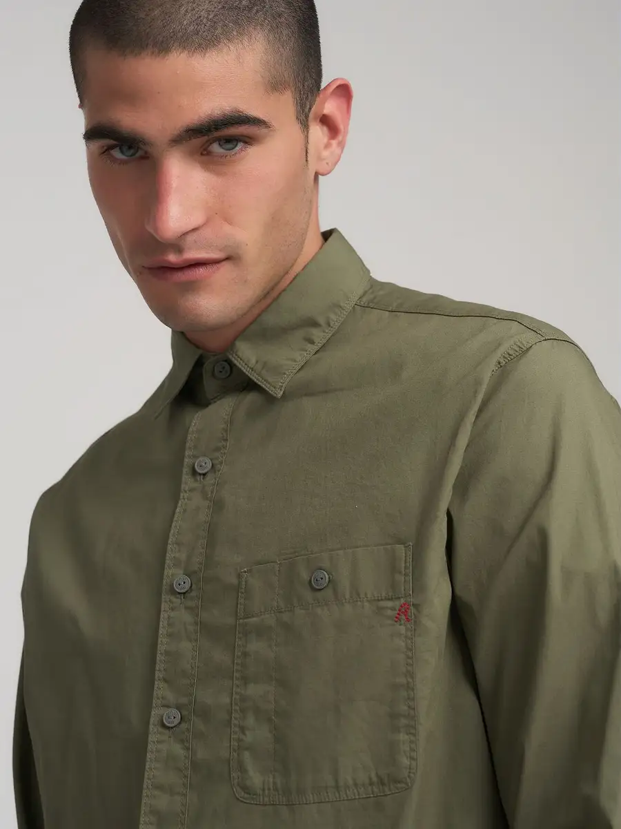 Camisa M4144 Replay Military Green 2