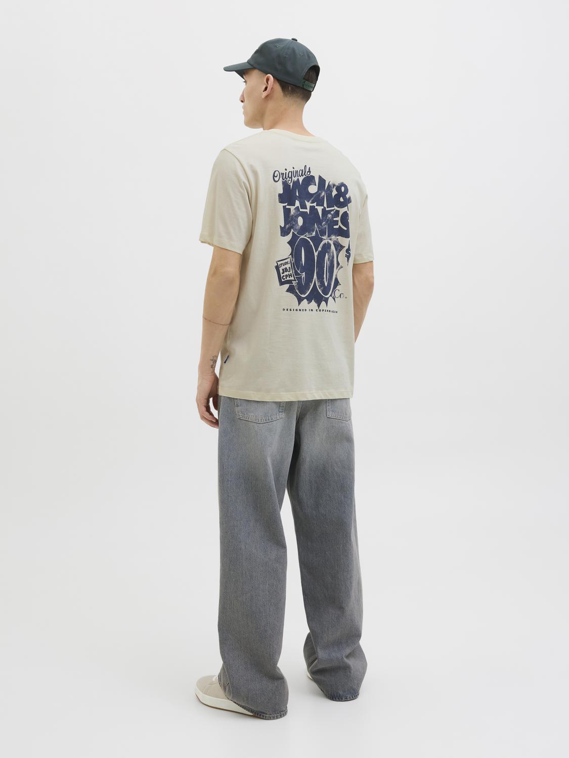 T-shirt JORSTUDIO Jack&Jones Antique White 5