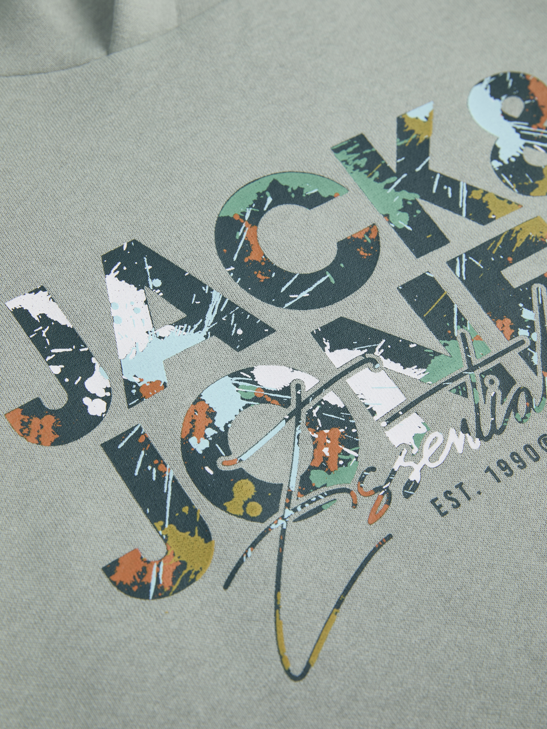 Sweatshirt JJGEPLAS Jack&Jones Mini Iceberg Green 1