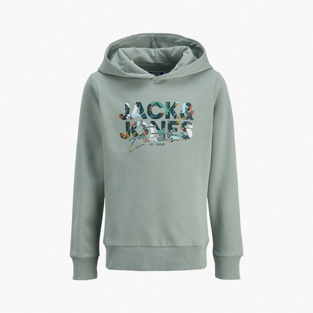 Sweatshirt JJGEPLAS Jack&Jones Mini Iceberg Green 0