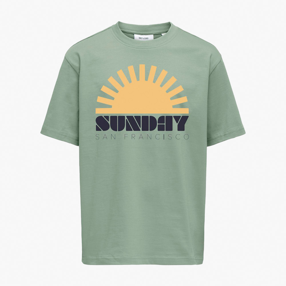 T-shirt OSJFRED OnlySons Iceberg Green 0