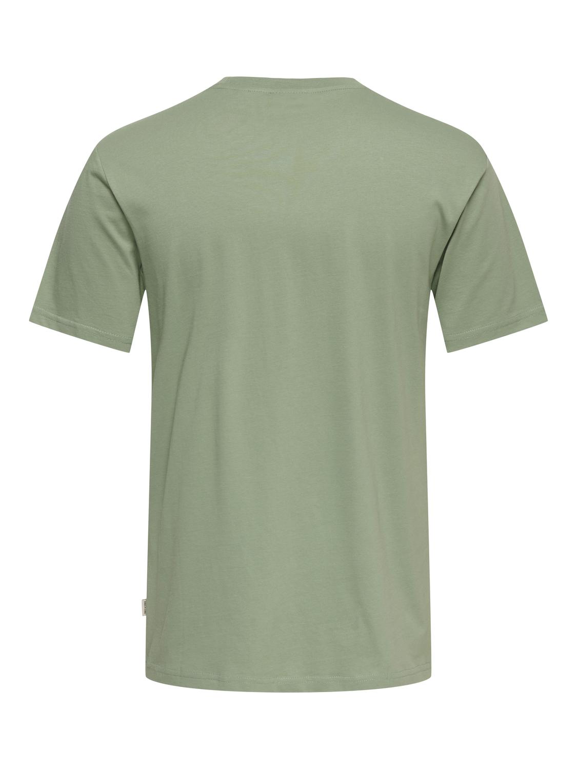 T-shirt ONSMAXI OnlySons Iceberg Green 1