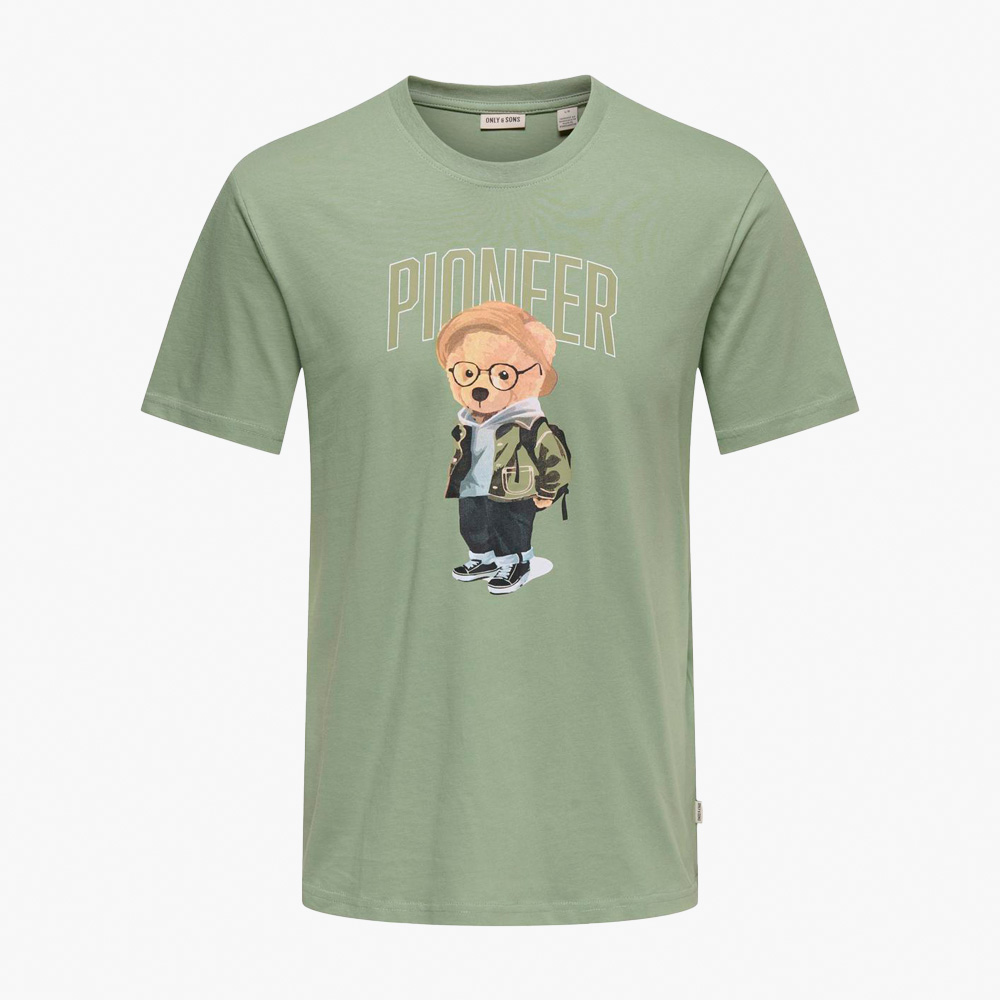 T-shirt ONSMAXI OnlySons Iceberg Green 0