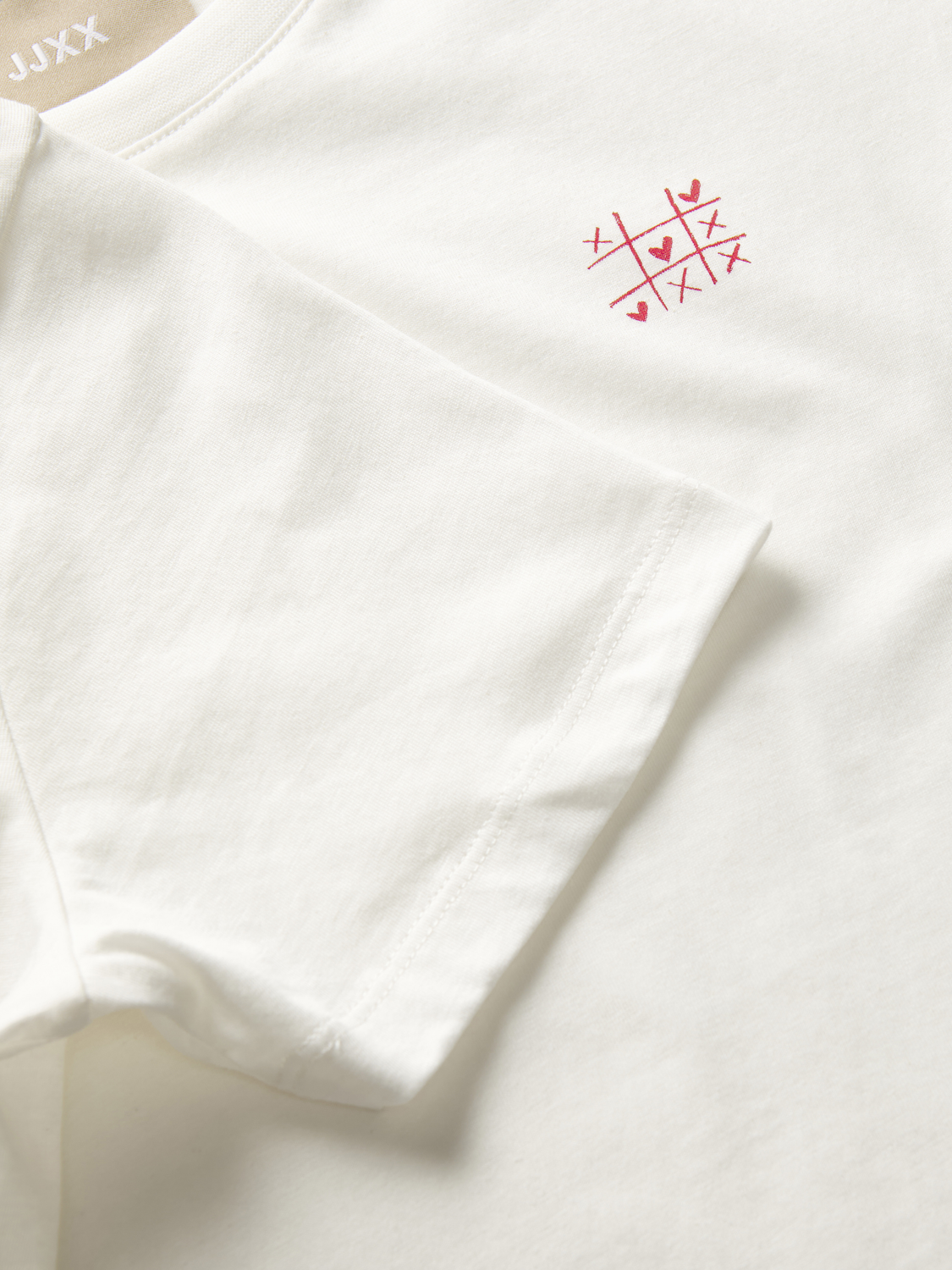 T-shirt JXCARLY JJXX Blanc de Blanc 2