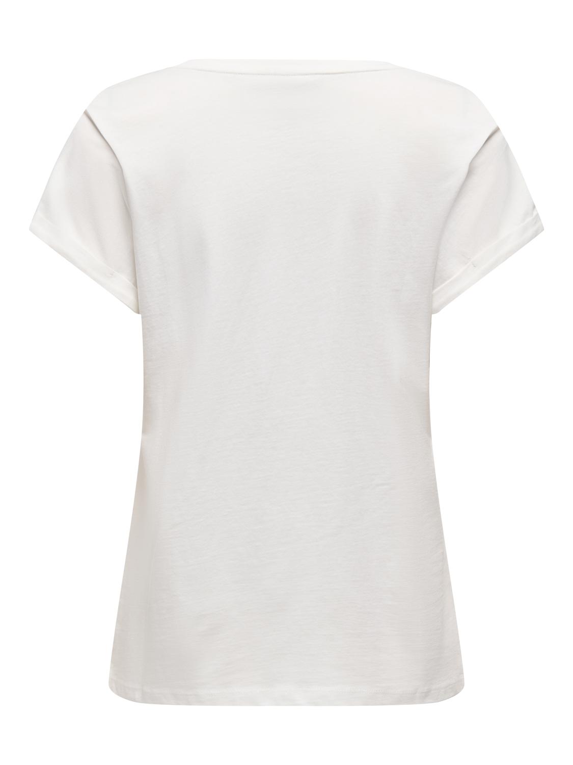 T-shirt ONL30 FELUCA Only Cloud Dancer 1