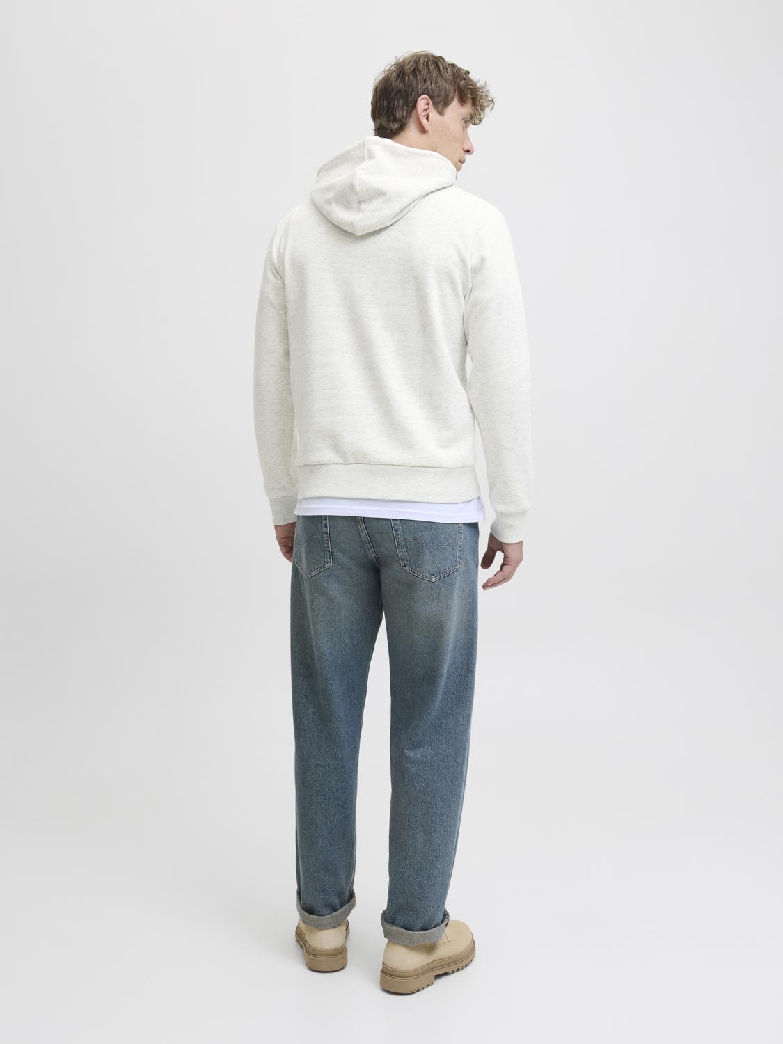 Sweatshirt JJPAN JackJones White Melange 5