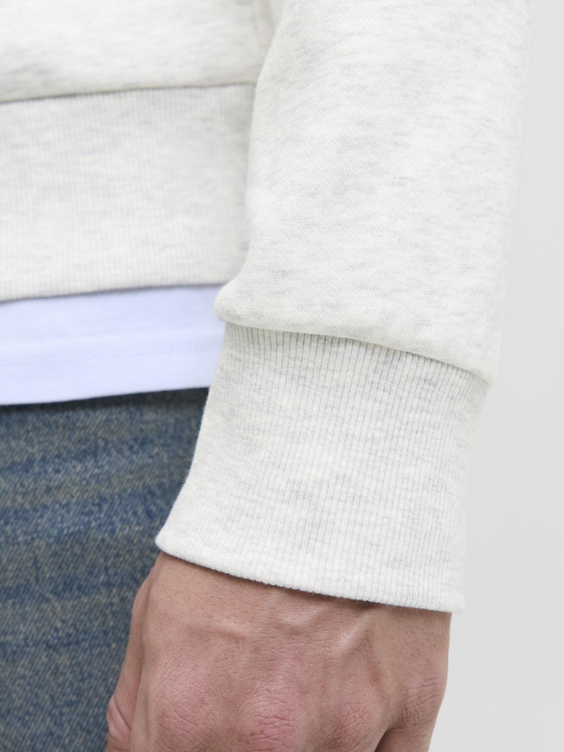 Sweatshirt JJPAN JackJones White Melange 2