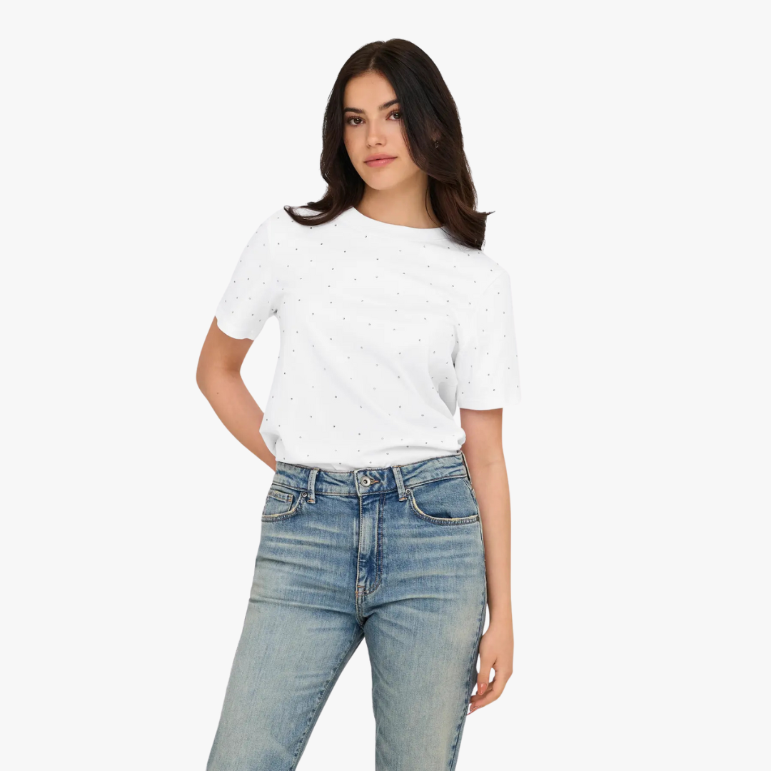 T-Shirt ONLMONJA ONLY Branca 0