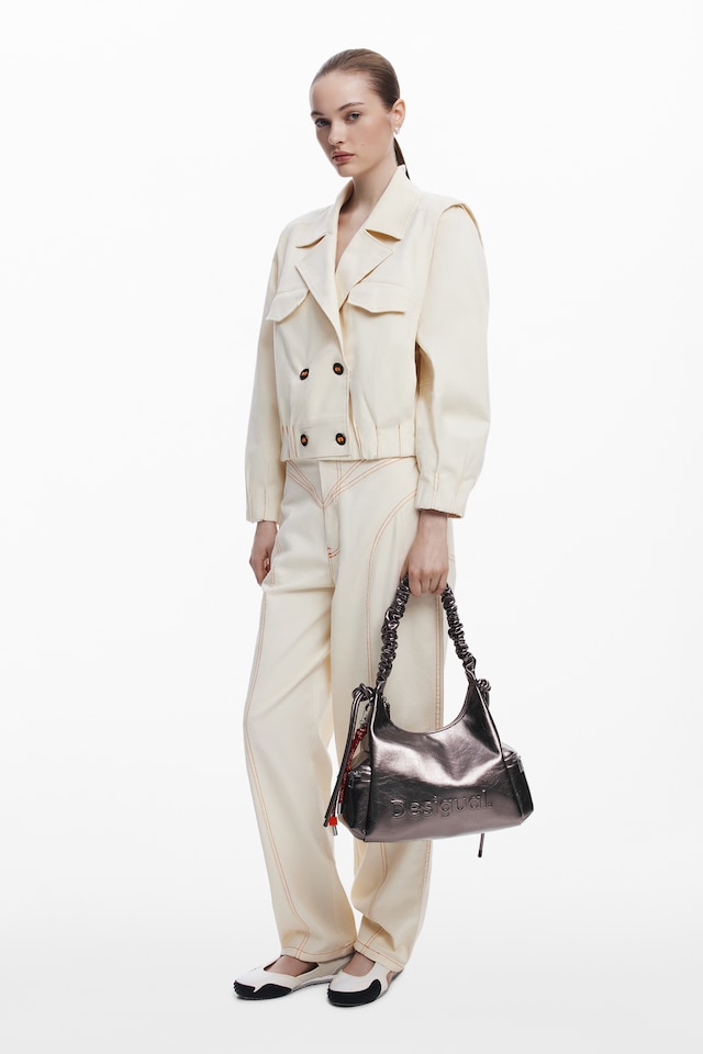 Mala MONTVILLE DARK SILVER Desigual 2