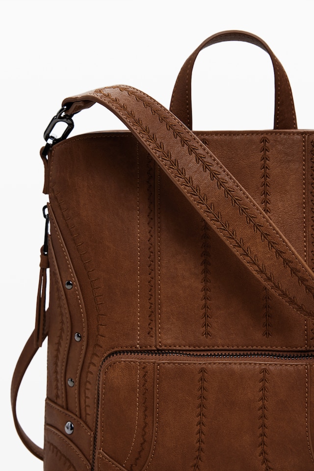 Mochila PRETORIA CAMEL Desigual 2