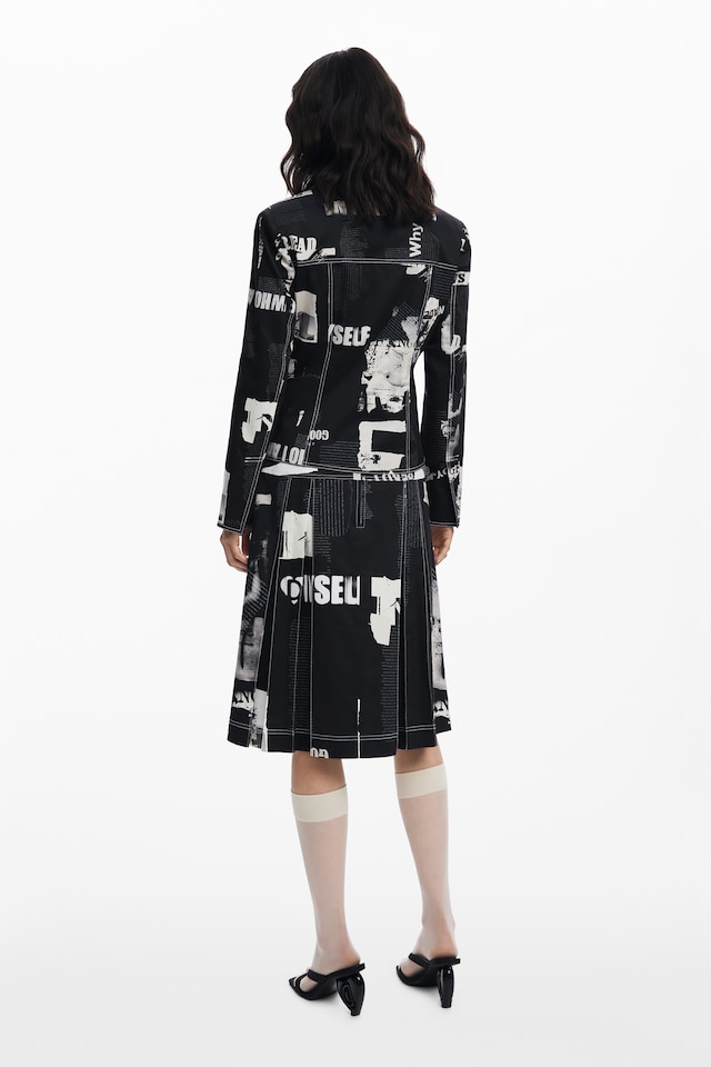 Blazer NEWSPAPER Desigual 1