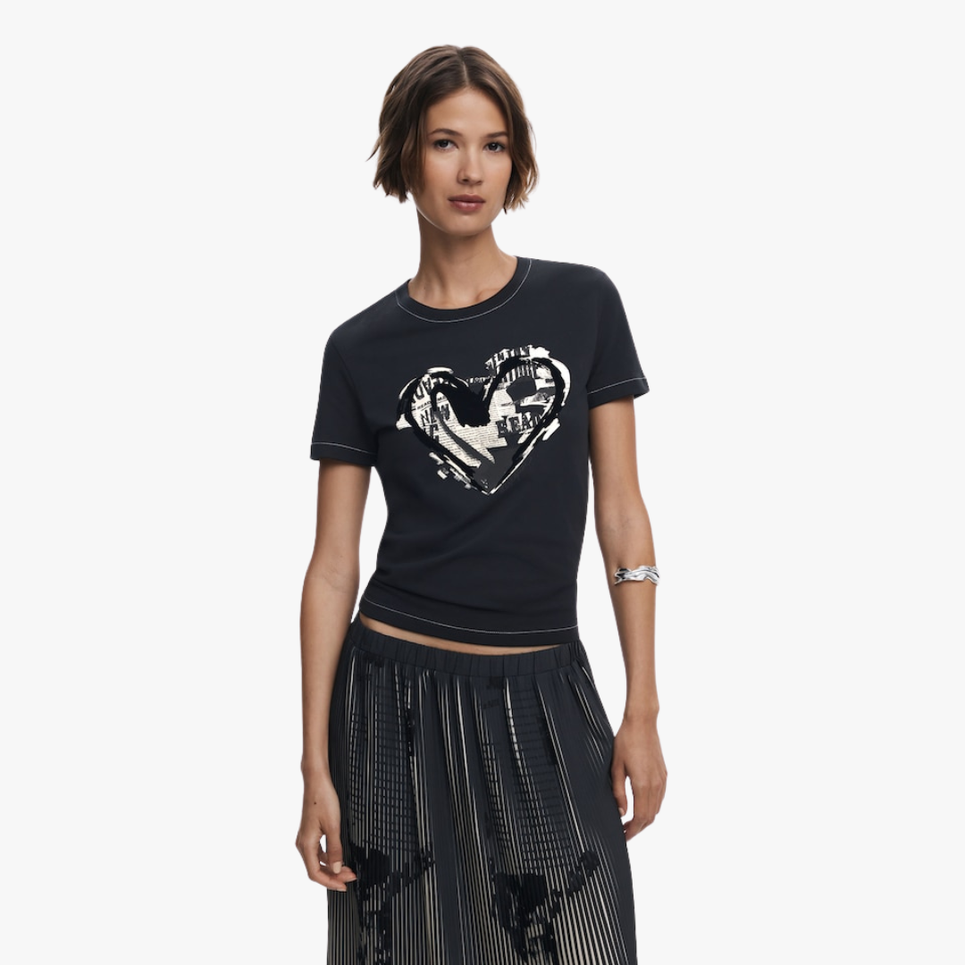 T-Shirt LETTER CORE Desigual 0