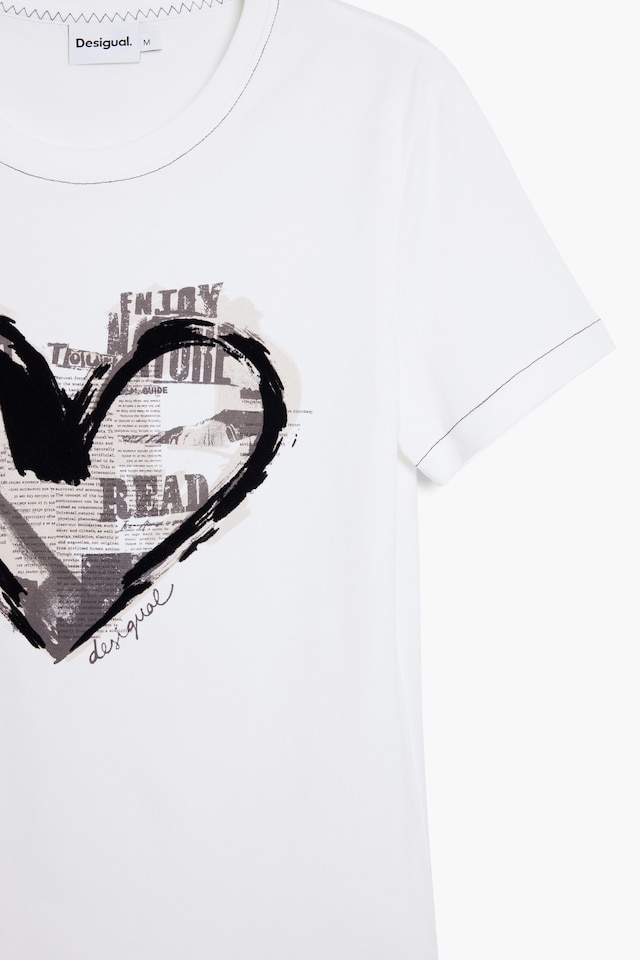 T-shirt LETTER CORE Desigual 1