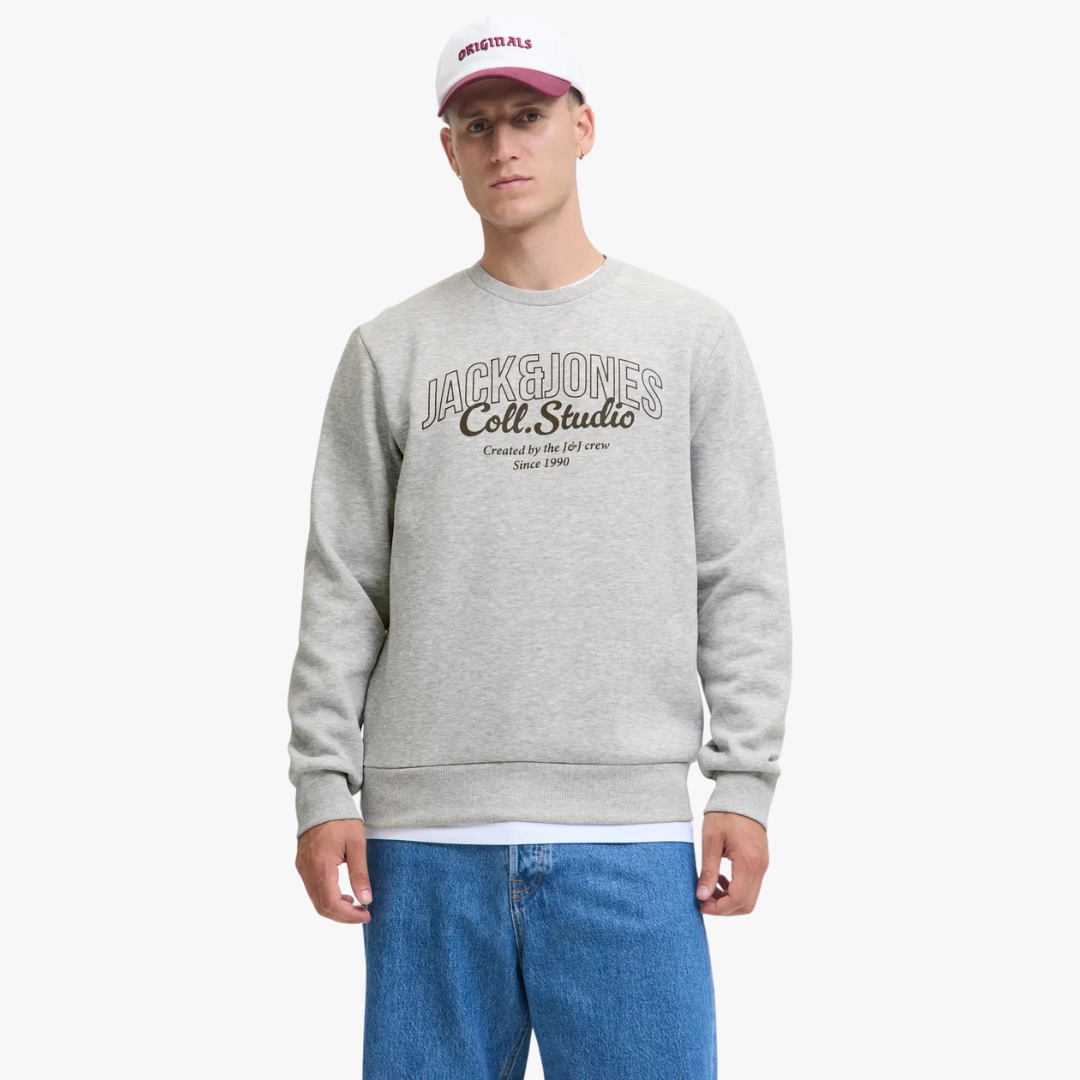 Sweat MAKOTO Jack&Jones Light Grey 0