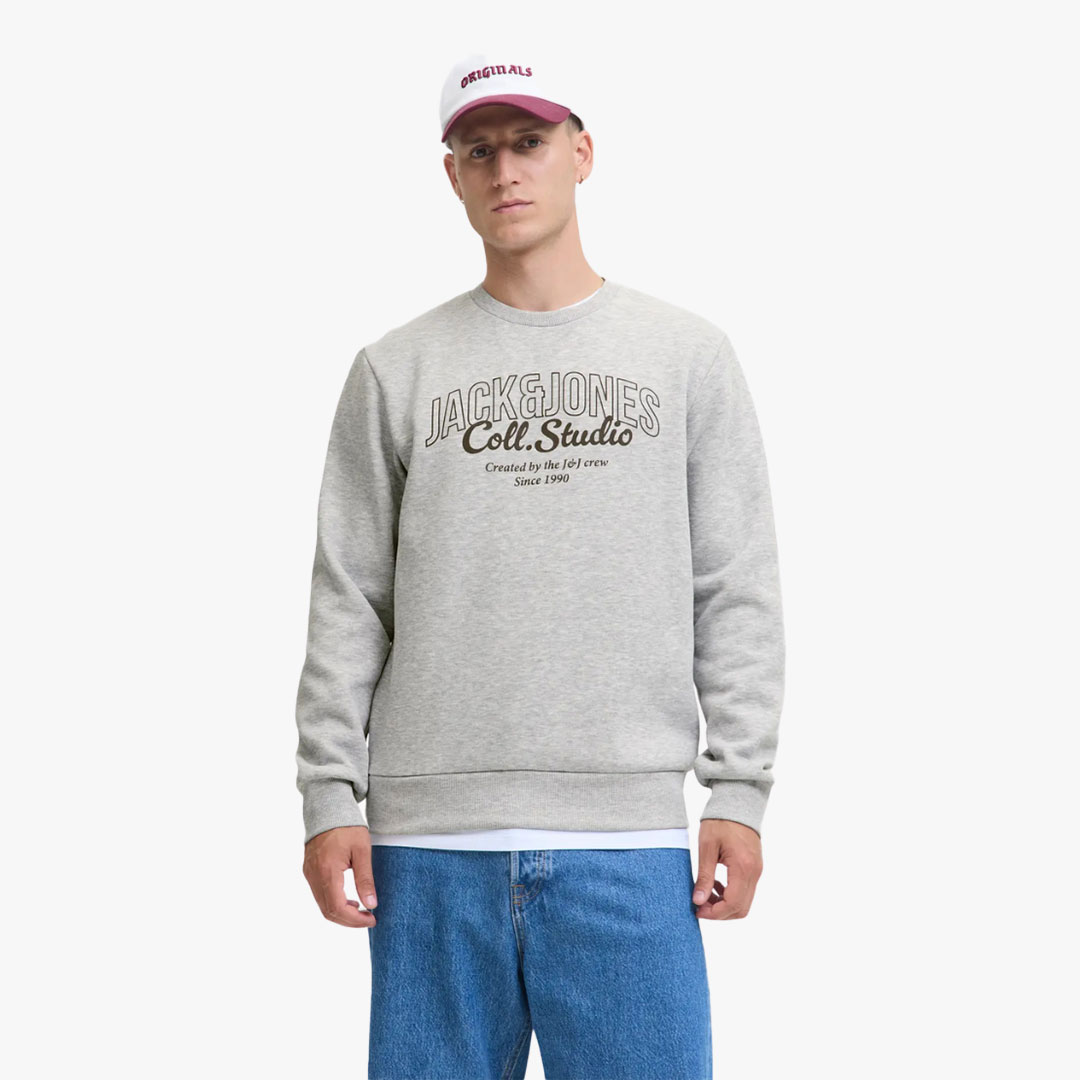 Sweat MAKOTO Jack&Jones Light Grey