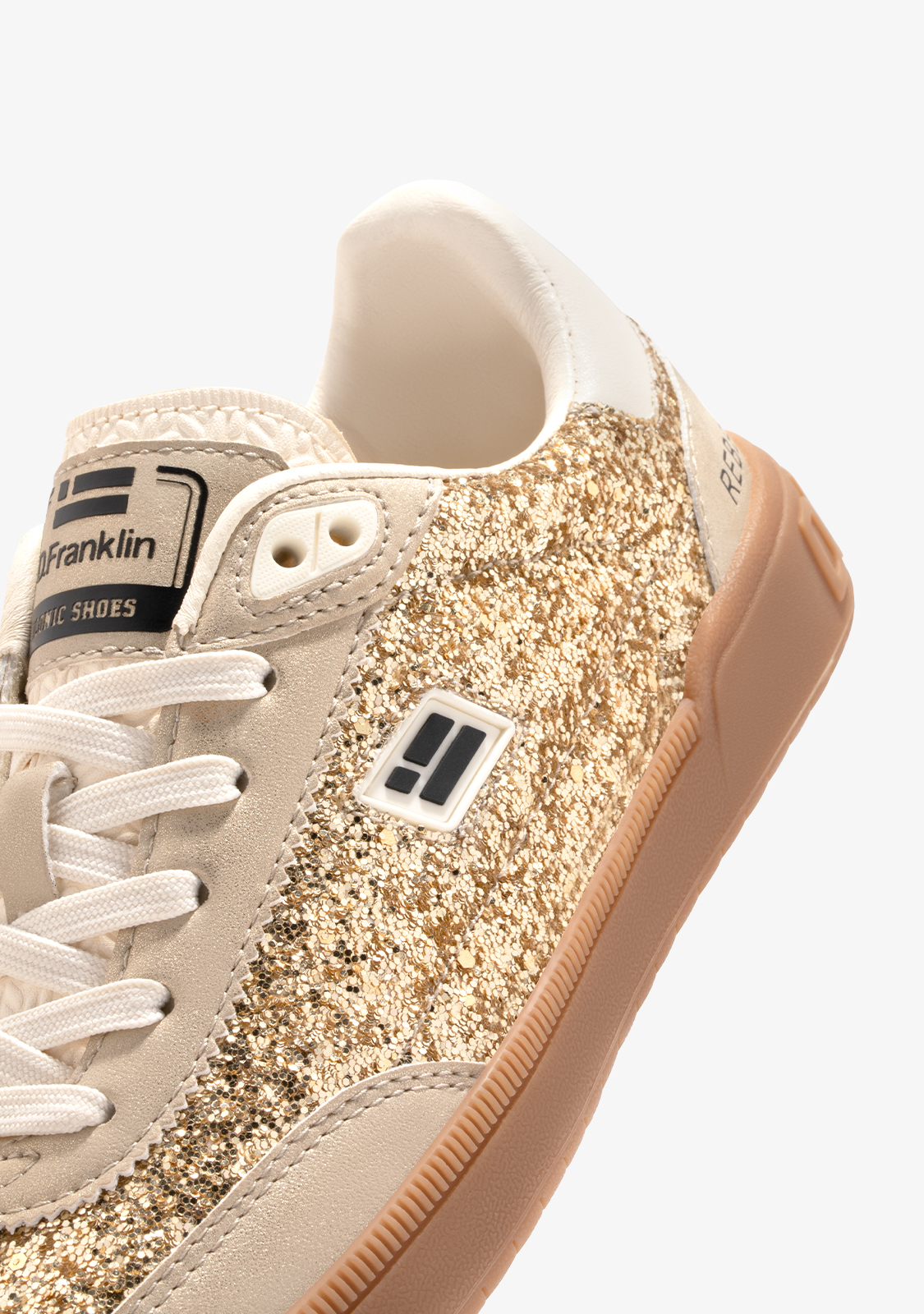 Sapatilha REBEL GLITTER GOLD Dr