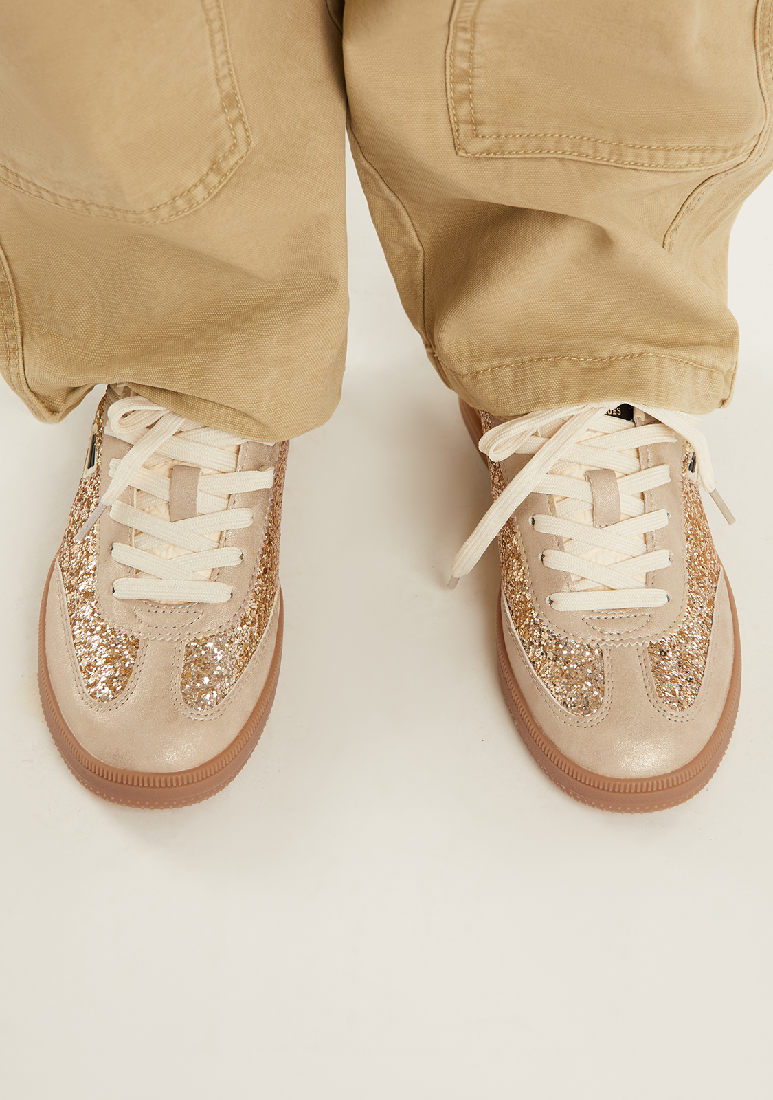 Sapatilha REBEL GLITTER GOLD Dr