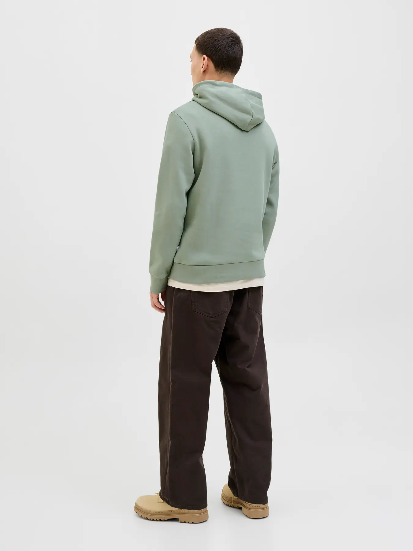 Hoodie LOGO Jack&Jones Iceberg Green 1