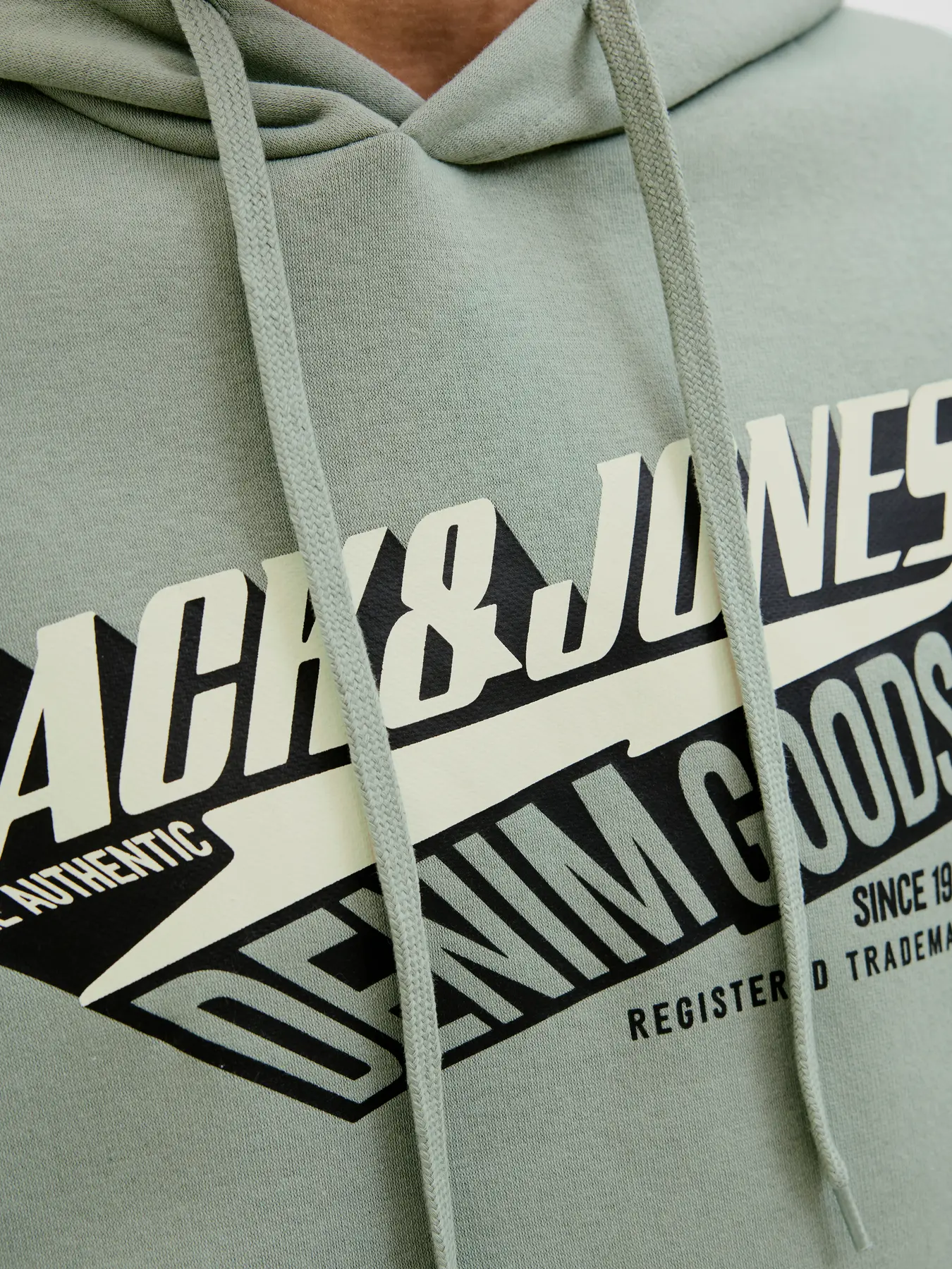 Hoodie LOGO Jack&Jones Iceberg Green 2