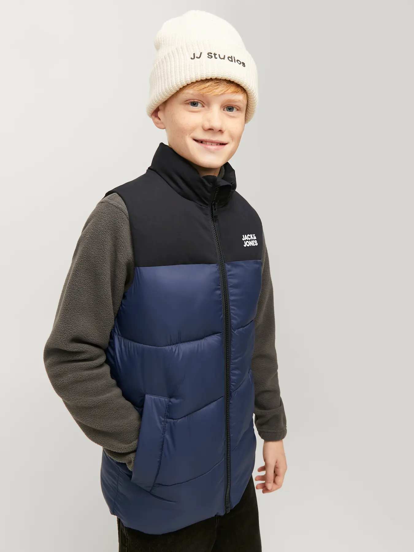 Colete TOBY Jack&Jones Junior Navy  2