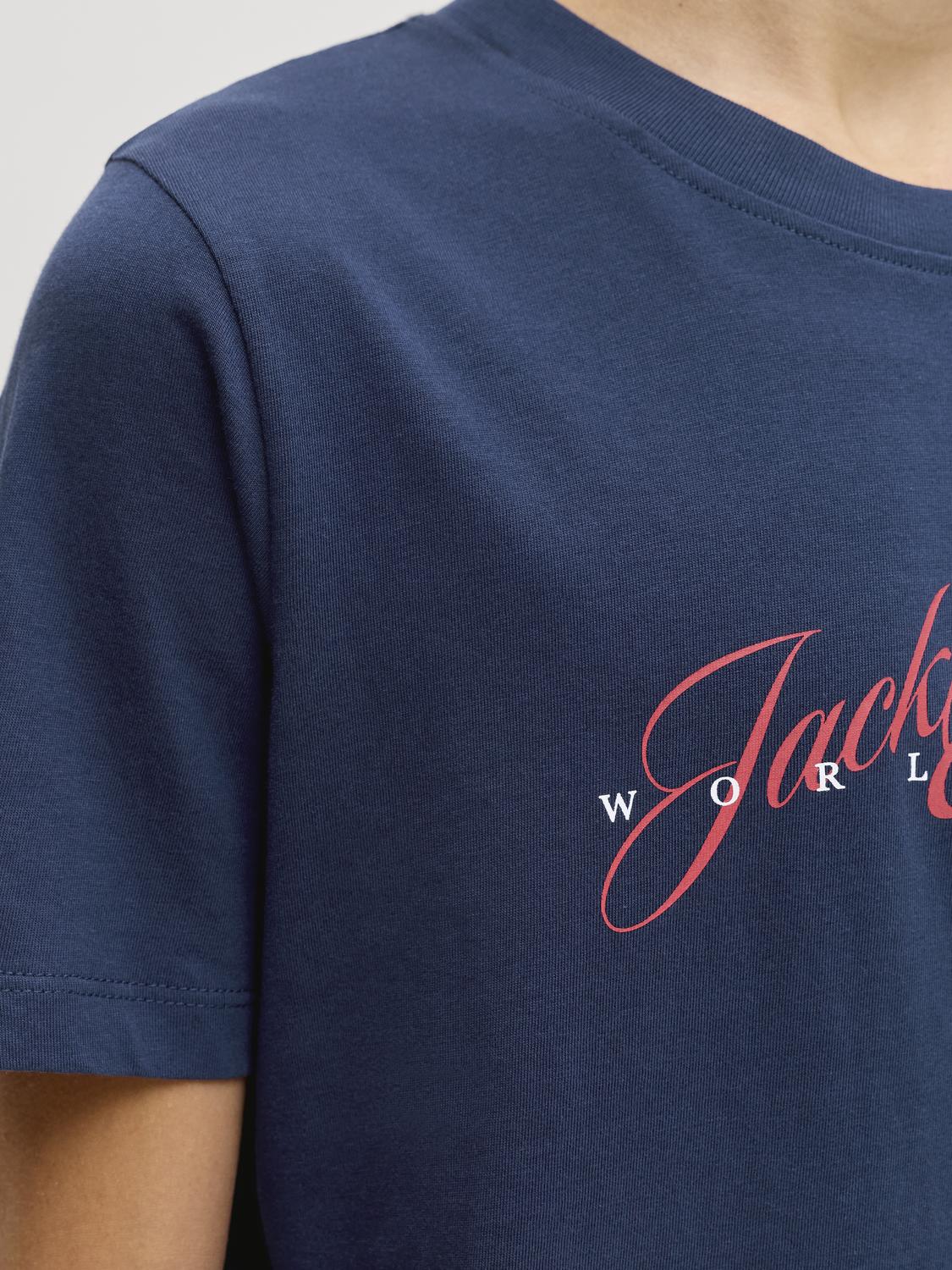 T-Shirt WOOD Jack&Jones Junior Ocean 1