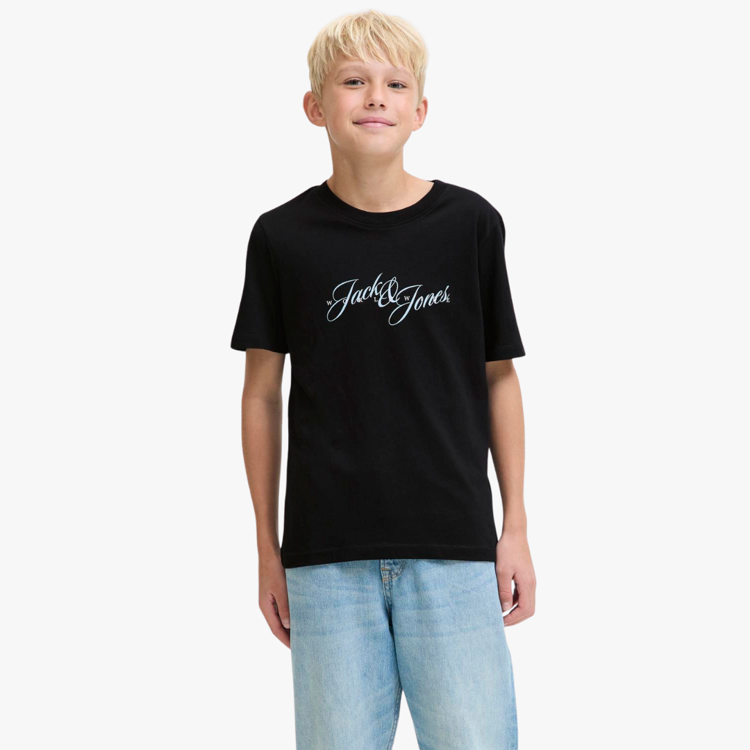T-Shirt WOOD Jack&Jones Junior Black 0
