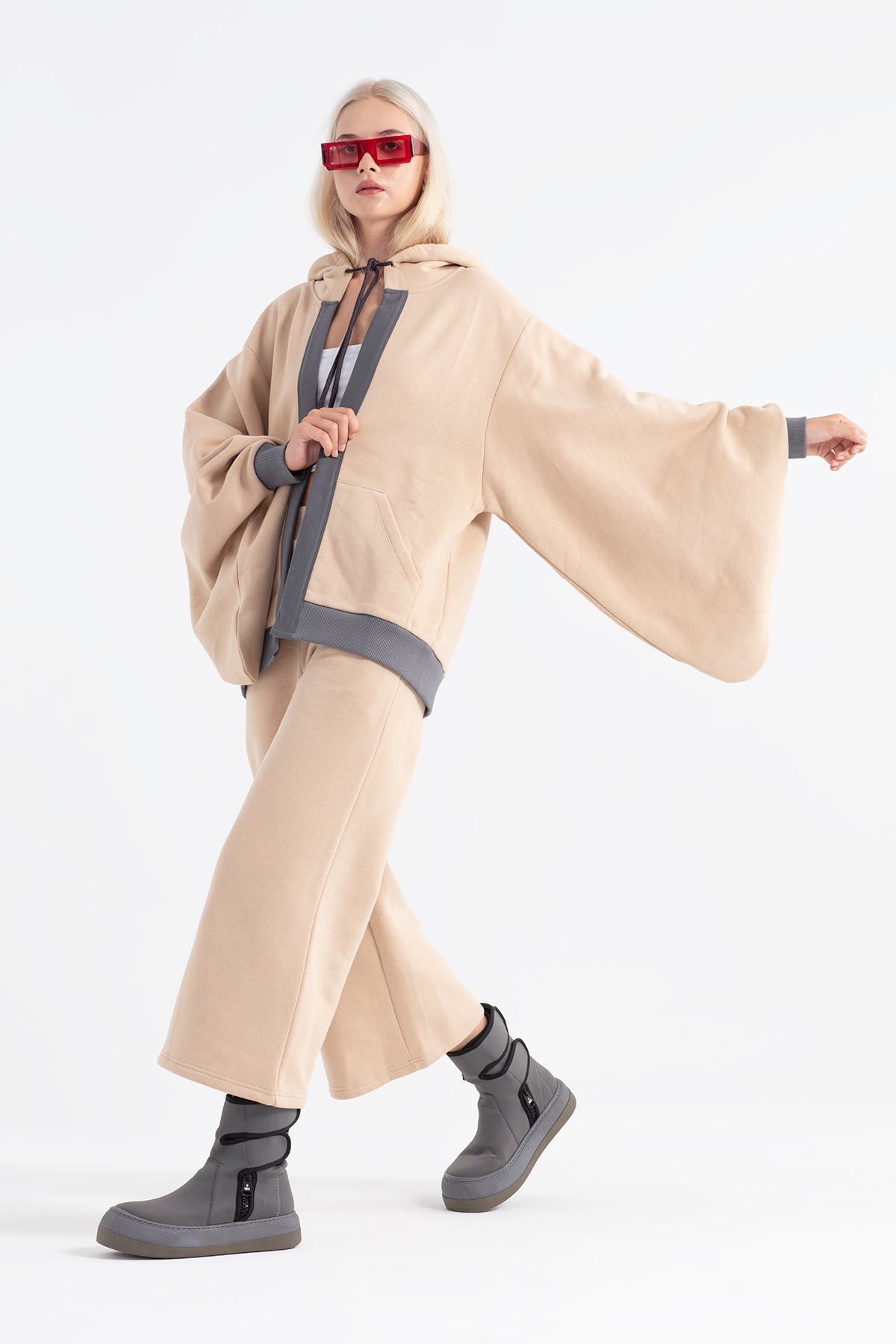 Sweatshirt 12174 Milk Coffee VDR 1