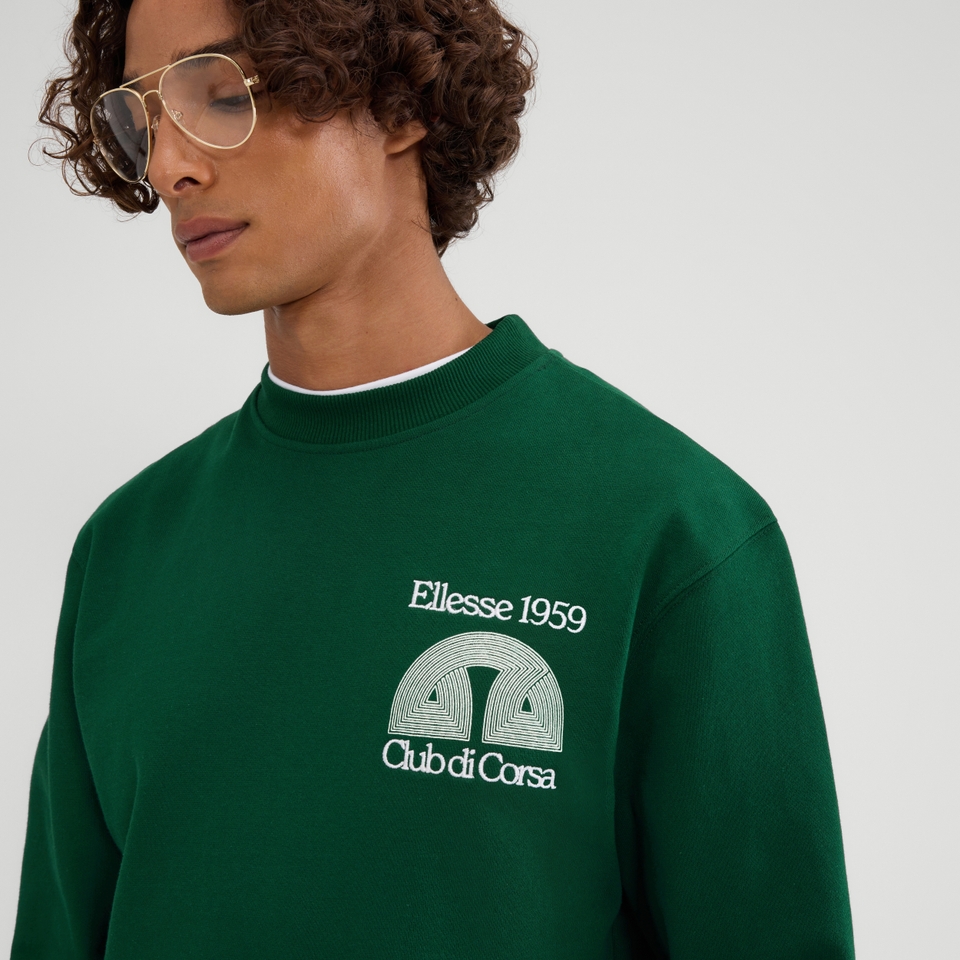 Sweat CLUB DI CORSA Ellesse Dark Green 1