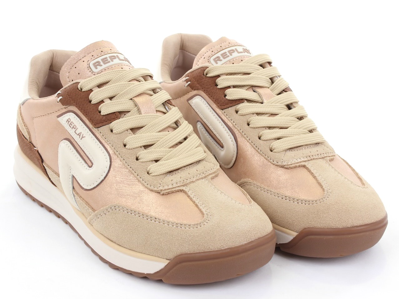 Sapatilhas YARD W METAL Replay Beige 1