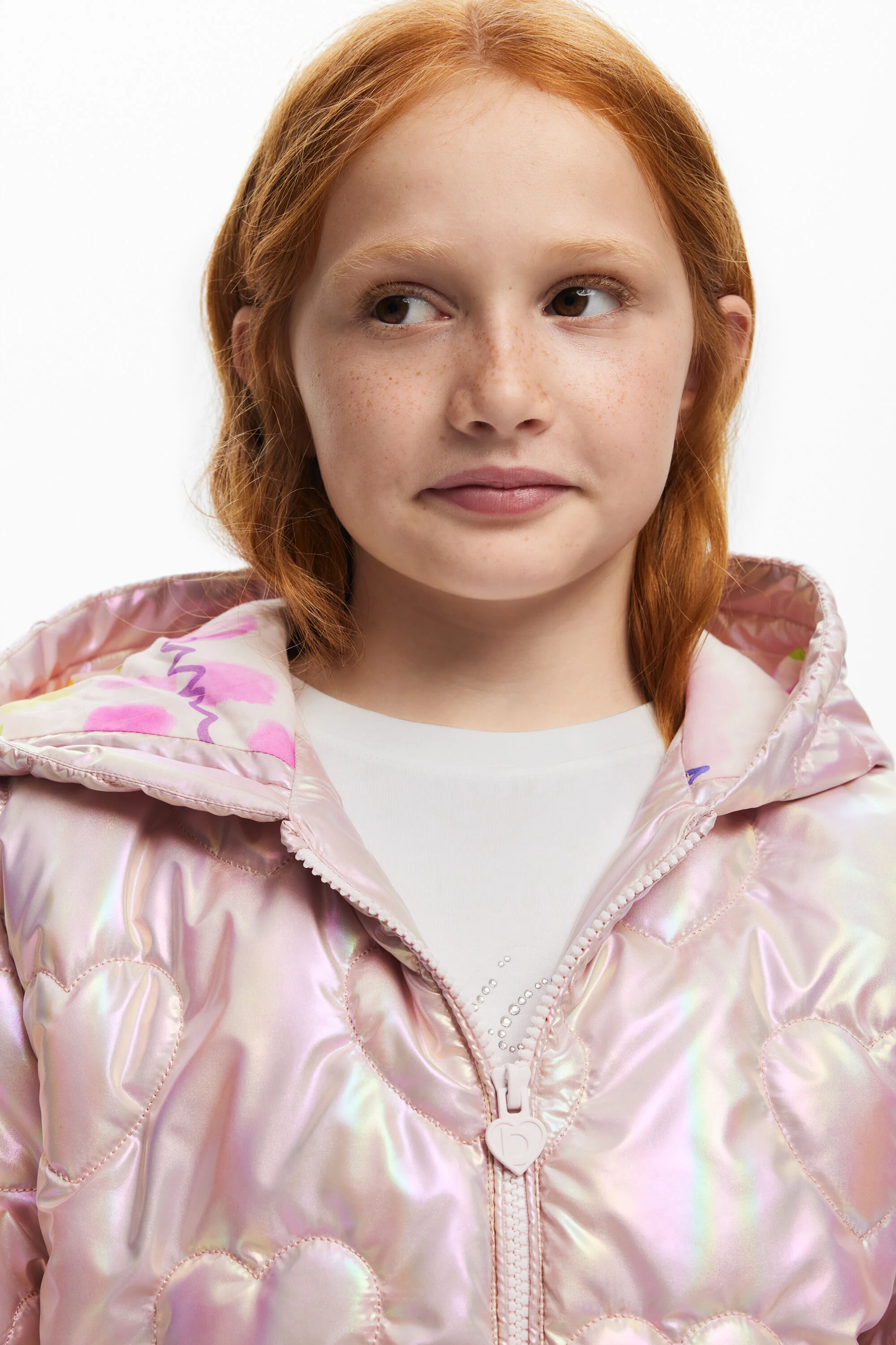 Quispo HEARTS Desigual Rosa 3