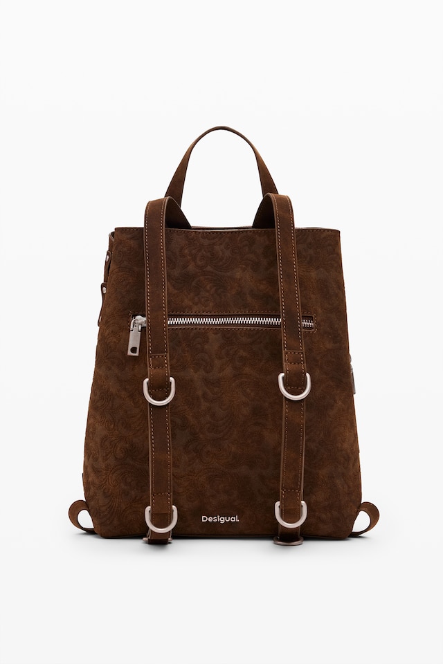 Mochila NEW PATCH Desigual Brown 2